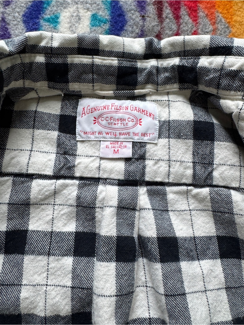 Filson plaid button down - Picture 2 of 5
